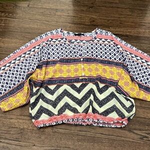 Colorful Patterned Women’s Shirt